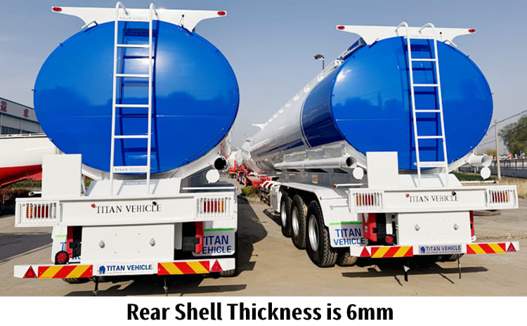 2024 New 45CBM Palm Oil Tanker Trailer for Sale in Dar es Salaam Tanzania 