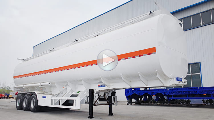 New 3 Axle 40000 Liters Fuel Tanker Trailer for Sale Price in Tanzania Dar es Salaam