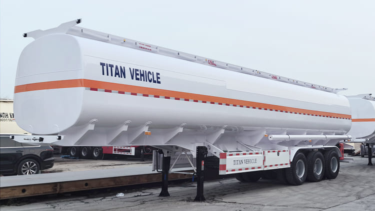 Tri Axle Fuel Tanker Trailer for Sale Tanzania