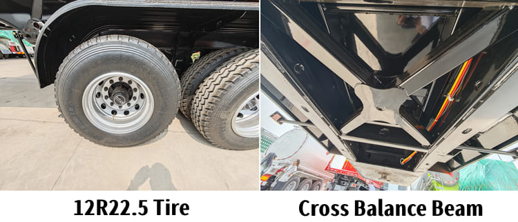 40 CBM 4 Axle New Dump Trailer for Sale in Tanzania Dar es Salaam 