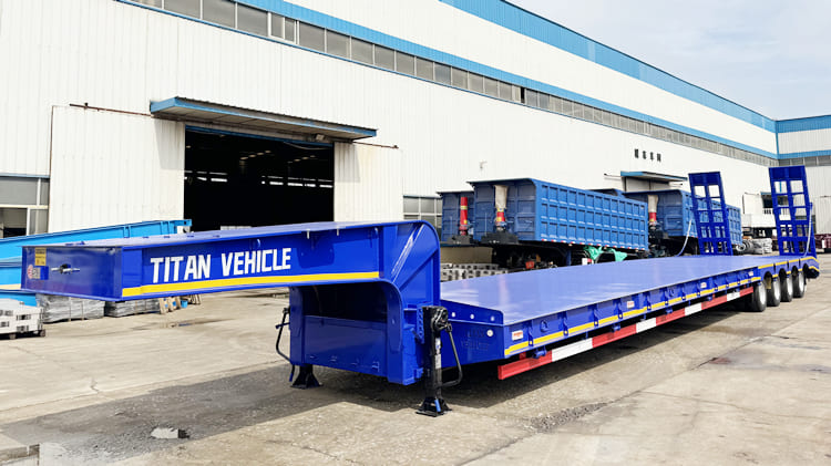 New 40 Feet Semi Low Bed Trailer Price in Dar es Salaam Tanzania 