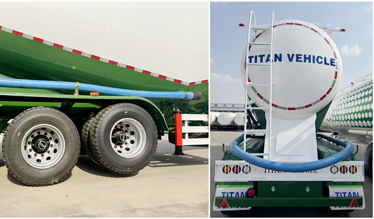 New Bulk Cement Tank Trailer for Sale in Dar es Salaam Tanzania