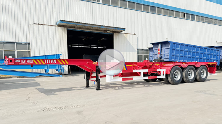 New 40 Ft Container Chassis Trailer for Sale Price in Tanzania