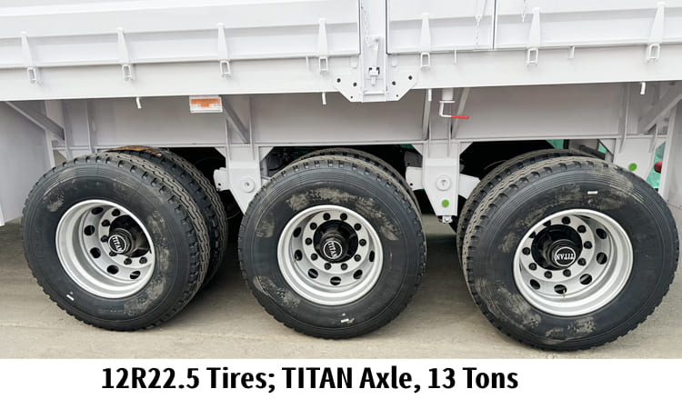 New Tri Axle Dropside Trailer for Sale in Tanzania Dar es Salaam