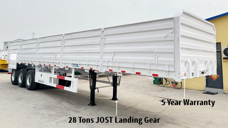 New Tri Axle Dropside Trailer for Sale in Tanzania Dar es Salaam