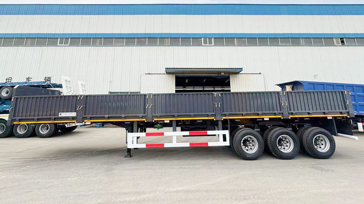 Transport Lithium Ore Sidewall Semi Trailer for Sale in Dar es Salaam Tanzania