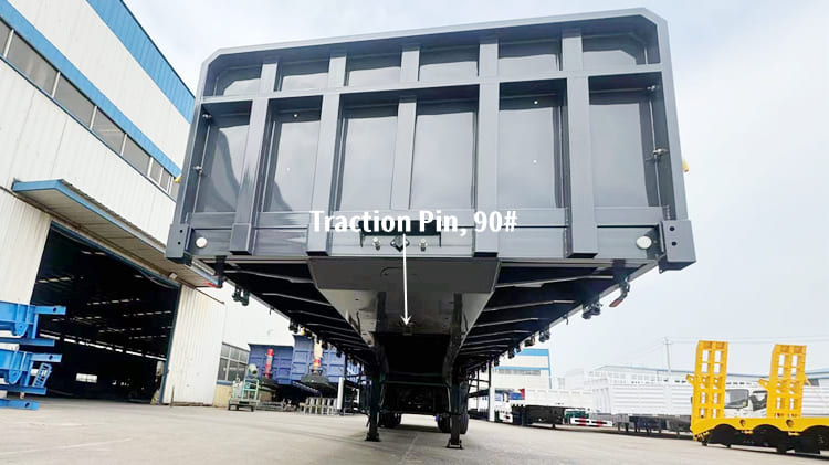 Transport Lithium Ore Sidewall Semi Trailer for Sale in Dar es Salaam Tanzania