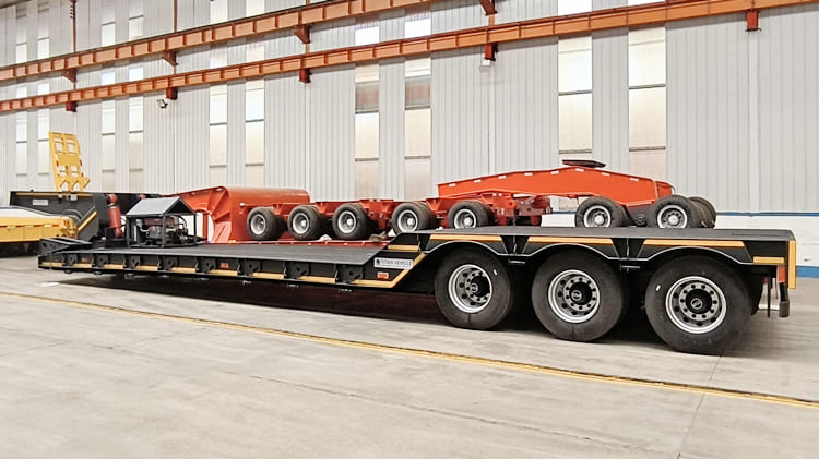 3 Axle Gooseneck Hydraulic Lowboy Trailer for Sale in Tanzania Dar Es Salaam