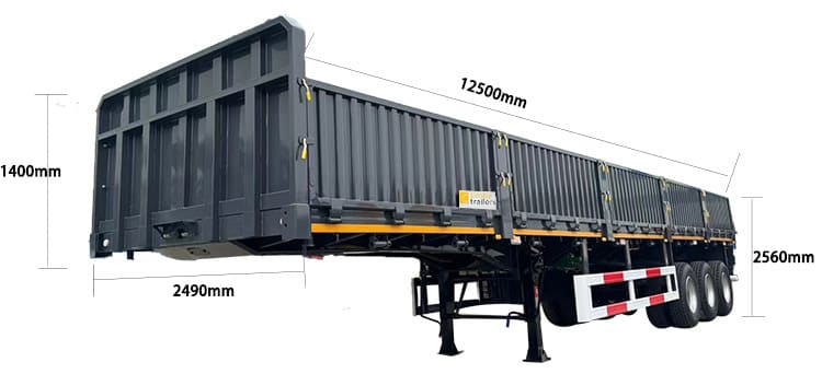 Simba Custom Built Drop Side Trailer in Tanzania