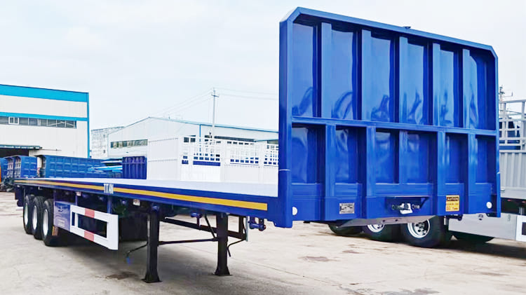 2024 New Flatbed Semi Truck Trailer for Sale in Tanzania Dar Es Salaam