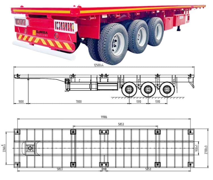 Simba Flatbed Trailer - Simba Trailer Tanzania