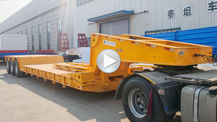 3 Axle 80 Ton RGN Trailer | Lowboy Trailer for Sale in Tanzania