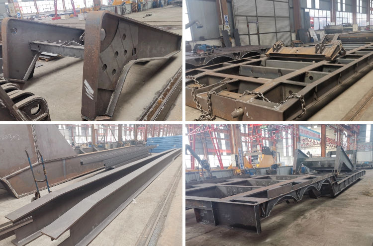 4 Axle 100 Ton Lowboy Trailer for Sale in Tanzania Dar Es Salaam