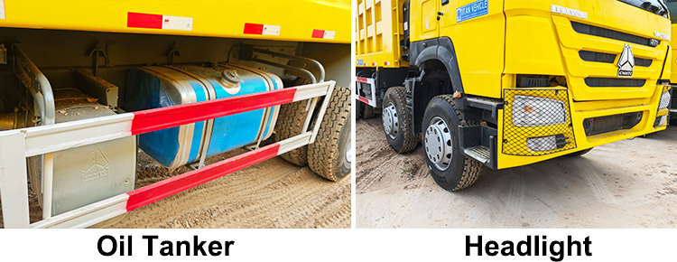  Used Sinotruk Howo 8×4 Dump Truck in Tanzania mtwara