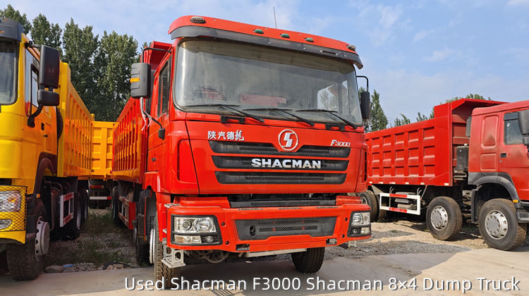 Used Shacman F3000 Shacman 8×4 Dump Truck in Tanzania mtwara