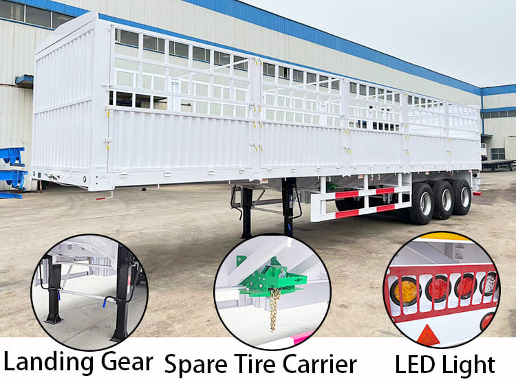 3 Axle Cargo Semi Trailers for Sale in Tanzania, Mtwara