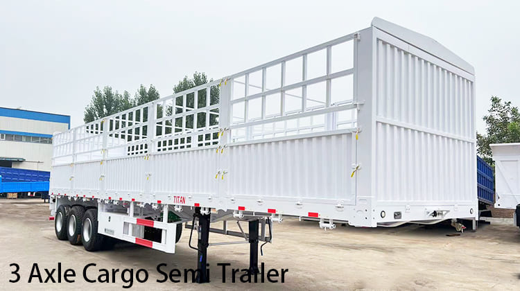 3 Axle Cargo Semi Trailers for Sale in Tanzania, Mtwara
