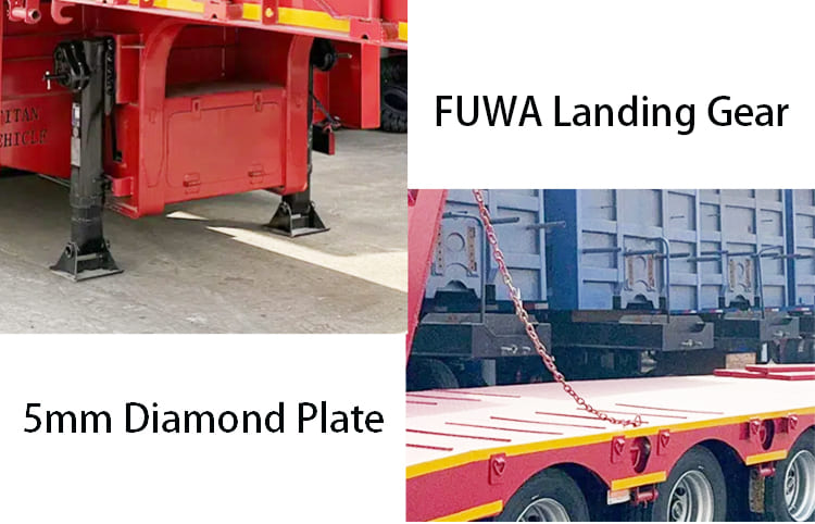 60 Ton Low Bed Trailers for Sale in Tanzania, Mtwara