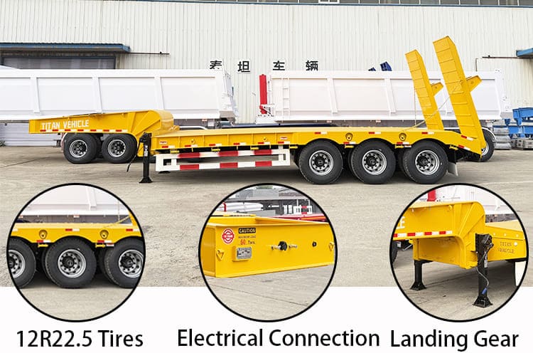 3 Axle Lowbed Trailer for Sale in Tanzania, Tanga