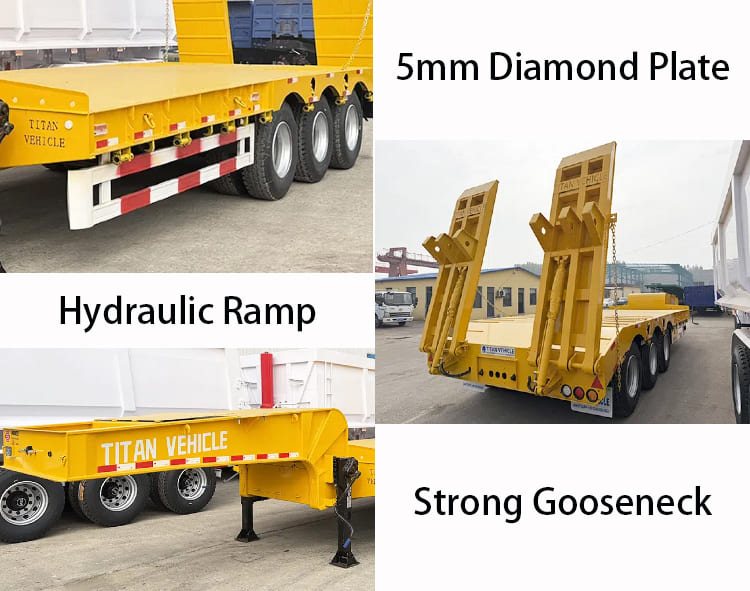 3 Axle Lowbed Trailer for Sale in Tanzania, Tanga
