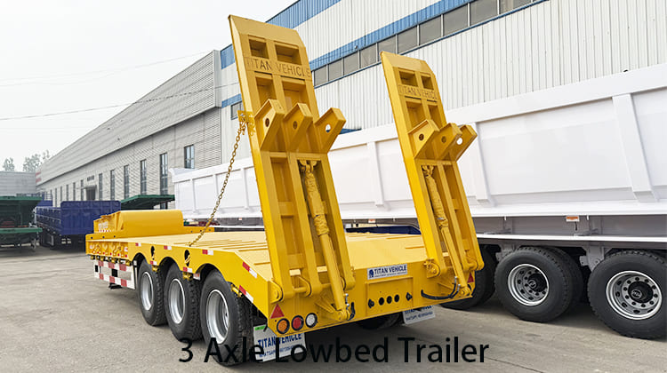 3 Axle Lowbed Trailer for Sale in Tanzania, Tanga