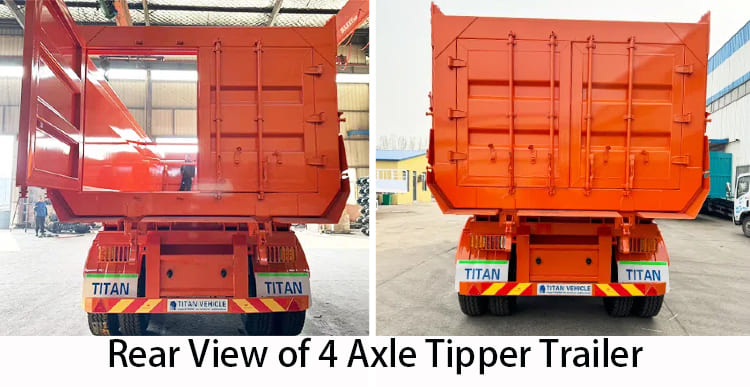 4 Axle Tipper Trailer for Sale in Tanzania, Bagamoyo