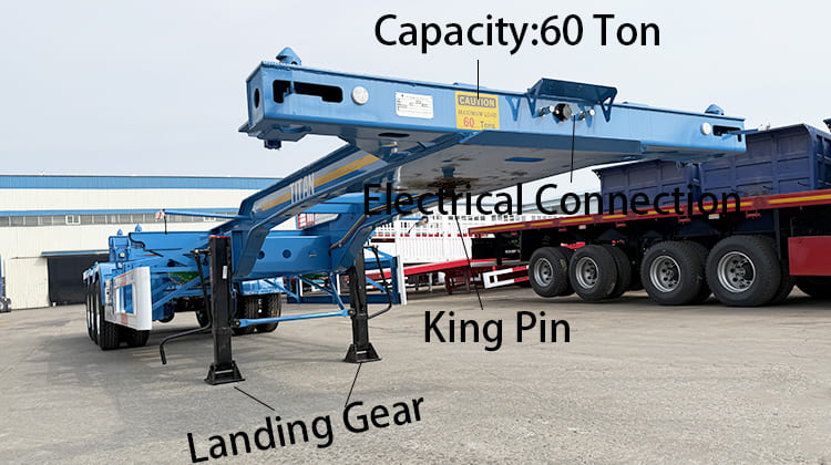40Ft Skeleton Trailer for Sale in Tanzania, Lindi