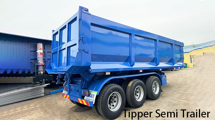 35 CBM Tipper Semi Trailer for Sale in Tanzania, Kilwa Masoko