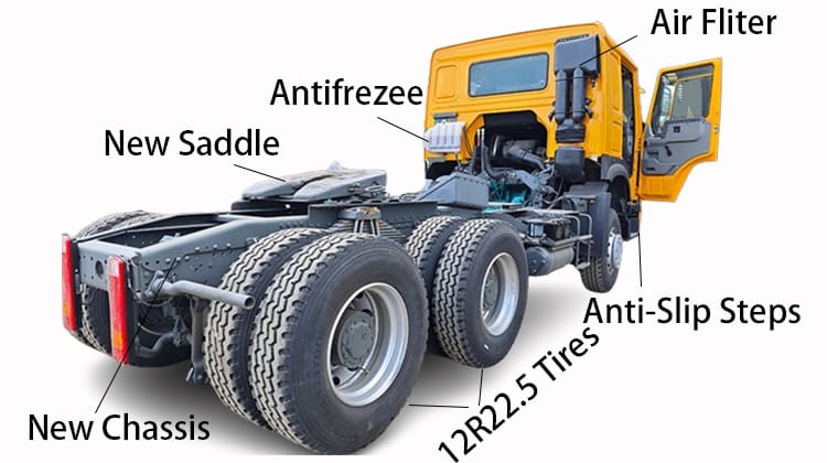 Used Howo Tractor Truck for Sale in Tanzania, Zanzibar