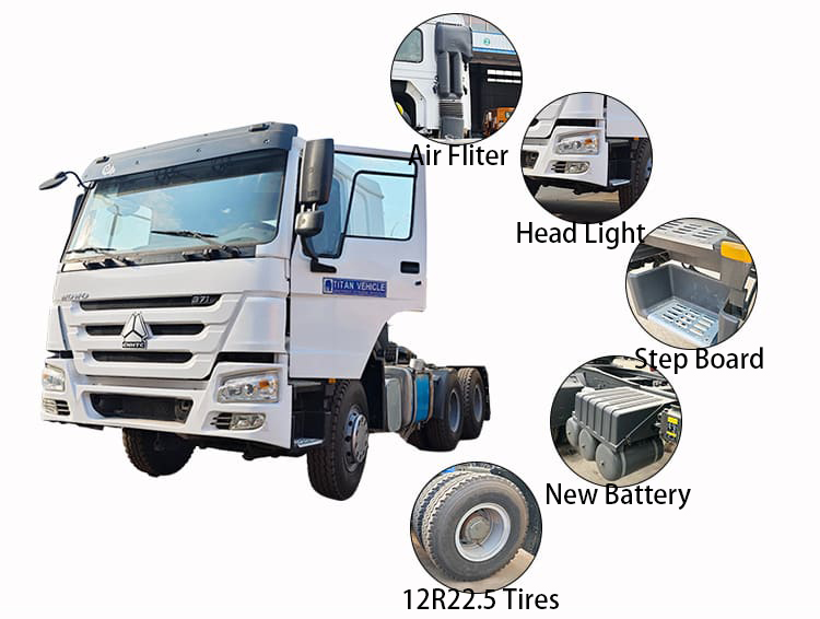 Slightly Used Howo 371 Tractor Truck for Sale in Tanzania, Kilwa Kivinje