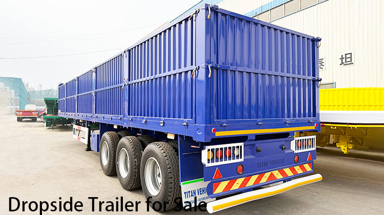 Tri Axle Dropside Trailer for Sale in Tanzania, Tanga