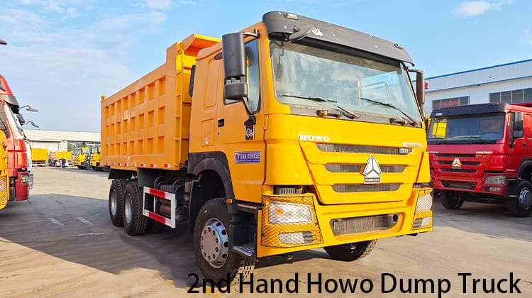 2nd Hand Howo Dump Truck 371 for Sale in Tanzania