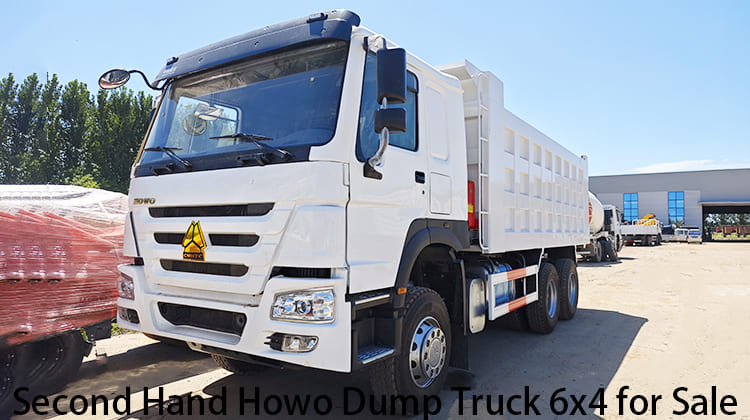 Second Hand Howo Dump Truck 6x4 for Sale in Tanzania, Tanga