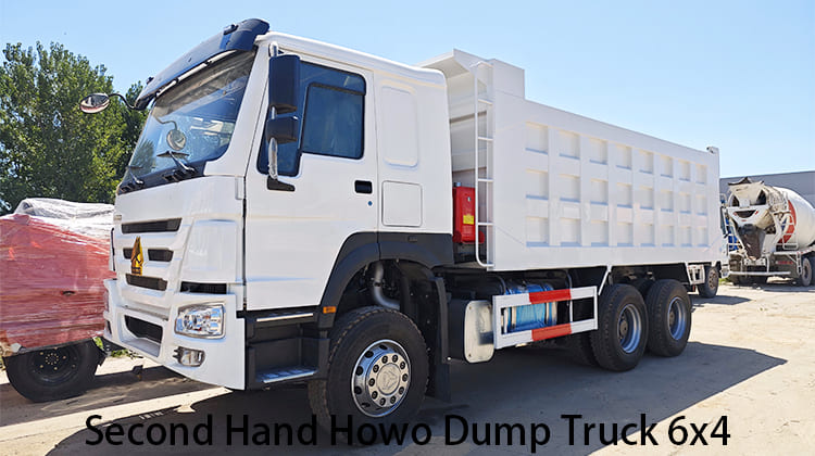 Second Hand Howo Dump Truck 6x4 for Sale in Tanzania, Tanga