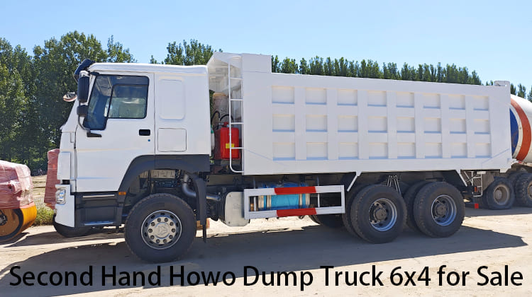 Second Hand Howo Dump Truck 6x4 for Sale in Tanzania, Tanga