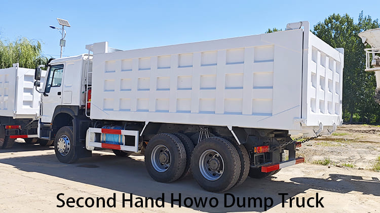 Second Hand Howo Dump Truck 6x4 for Sale in Tanzania, Tanga