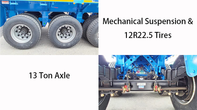 Tri Axle Stake Semi Trailer for Sale in Tanzania, Zanzibar