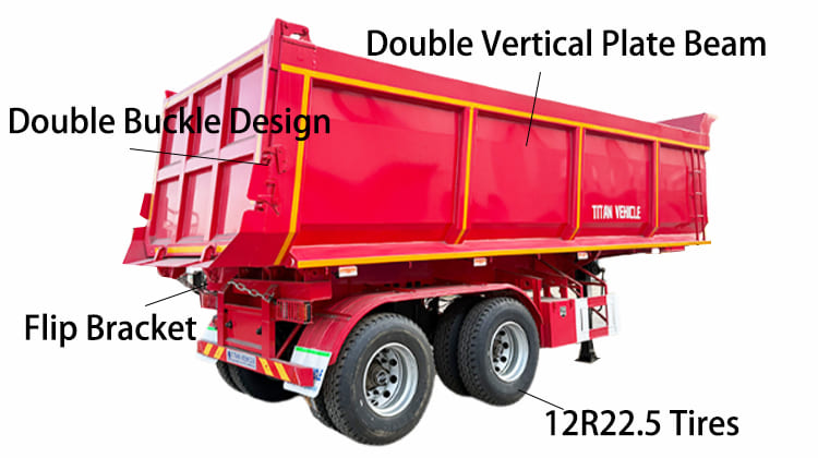 2 Axle Semi Tipper Trailer for Sale in Tanzania, Kilwa Kivinje
