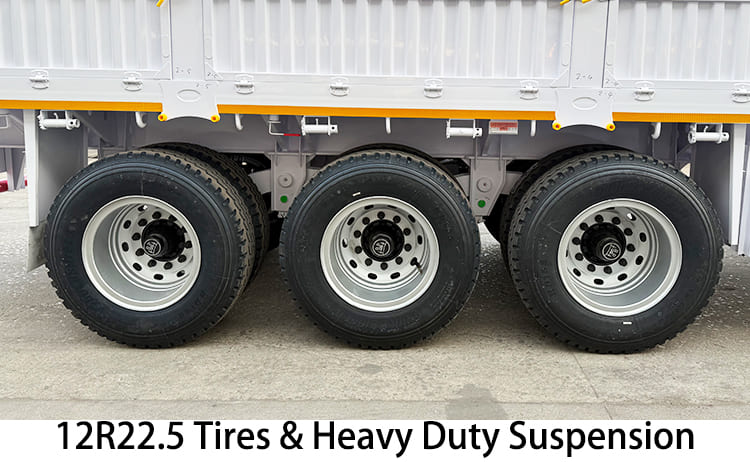 New 80 Ton Fence Cargo Semi Trailer for Sale in Tanzania, Zanzibar