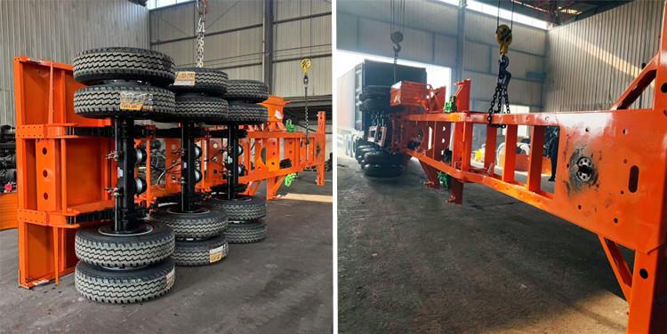 New Tri Axle Container Skeletal Trailers for Sale in Tanzania
