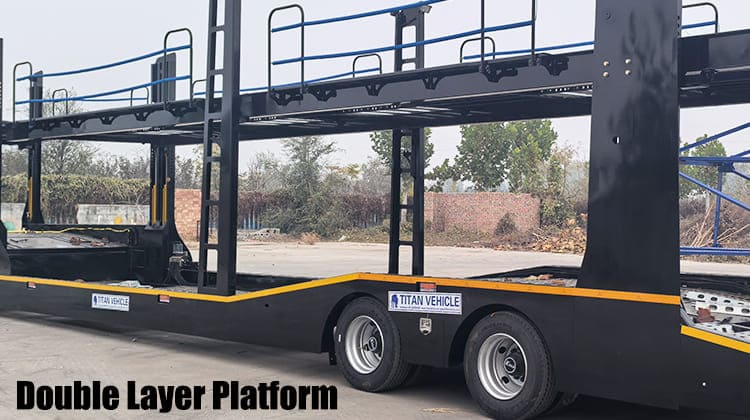2 Axle 8 Car Hauler Trailer for Sale in Tanzania
