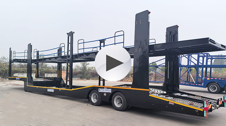 2 Axle 8 Car Hauler Trailer for Sale in Tanzania