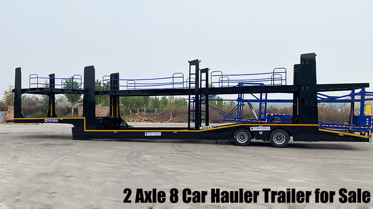 2 Axle 8 Car Hauler Trailer for Sale in Tanzania