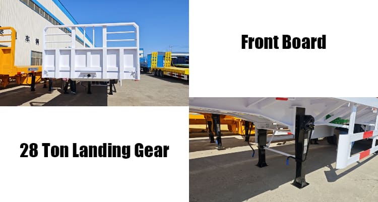 Tri Axle 40Ft Flatbed Semi Trailer for Sale in Tanzania Dar es Salaam