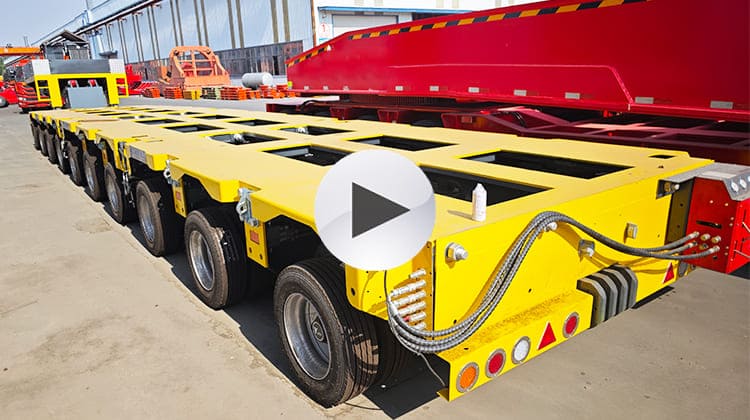 Hydraulic Goldhofer Modular Trailer for Sale in Tanzania