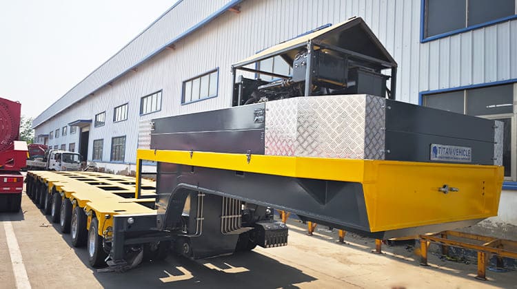 Hydraulic Goldhofer Modular Trailer for Sale in Tanzania