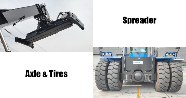 RS45 31CH High Electric XCMG Reach Stacker Truck Machine Price in Tanzania