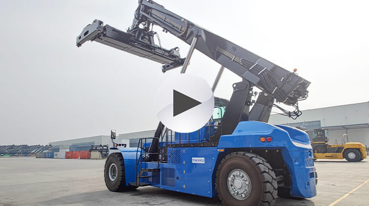 RS45 31CH High Electric XCMG Reach Stacker Truck Machine Price in Tanzania