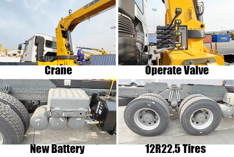 Sinotruk Howo 400 Flat Bed Truck Crane Used for Sale in Tanzania