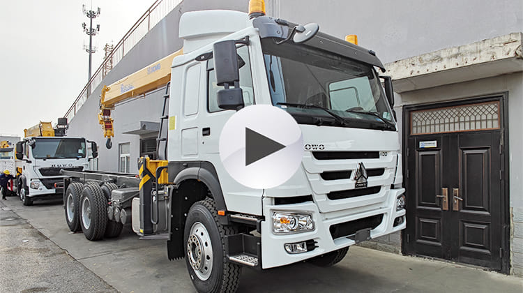 Howo Boom Truck for Sale in Tanzania
